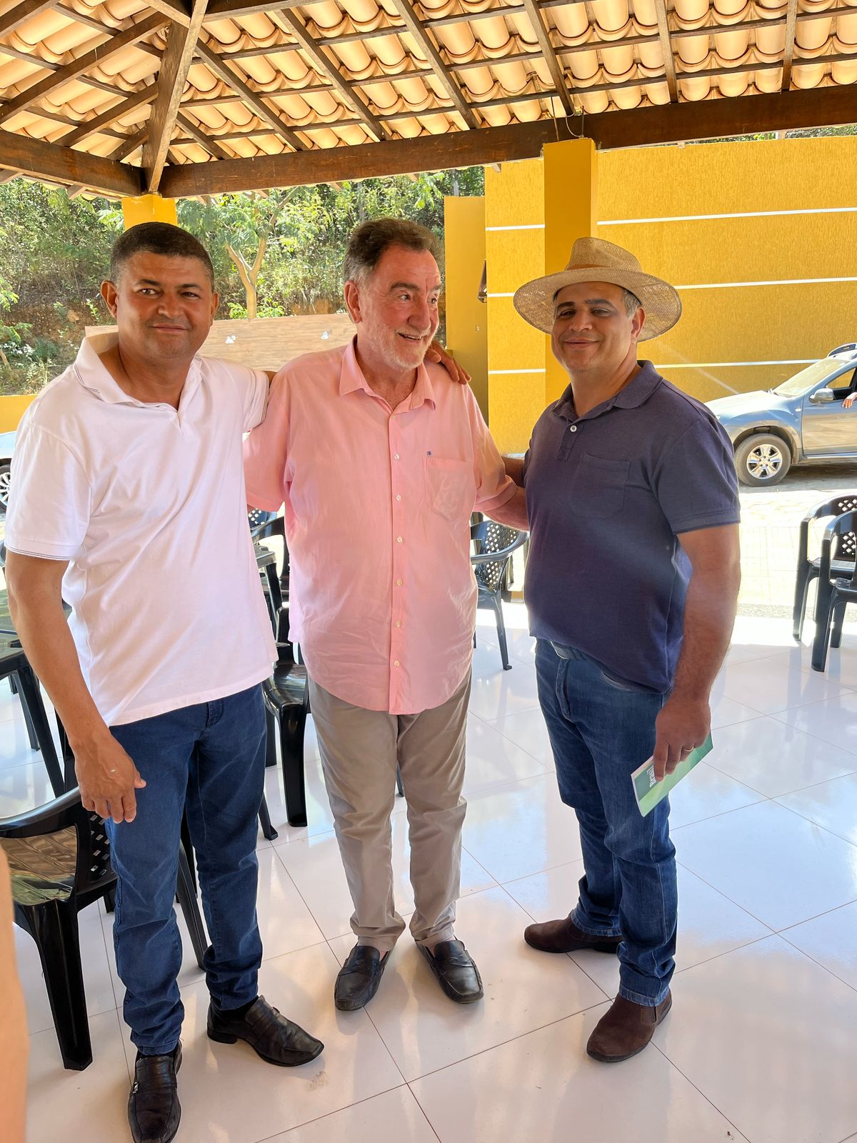 Visita à comunidade