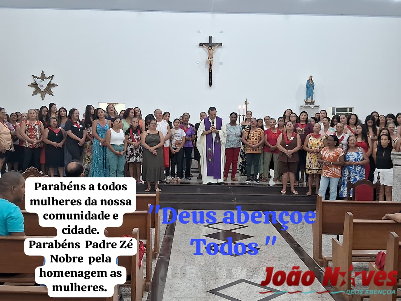 Homenagem às mulheres